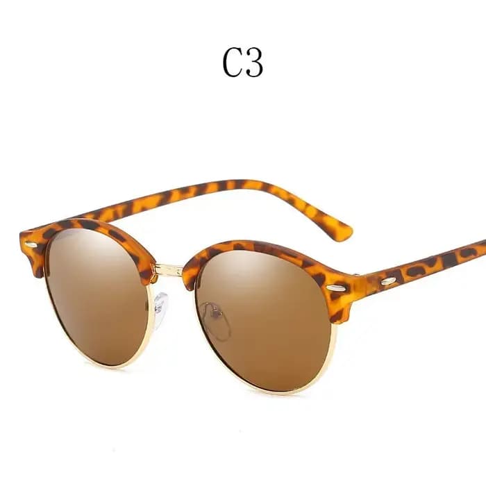 Lunettes de soleil polarisées rondes classiques pour hommes et femmes