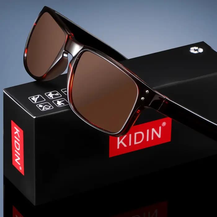 Nouvelles lunettes de soleil polarisées de luxe de haute qualité KIDIN 2026