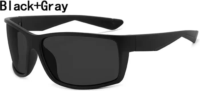 Lunettes de soleil polarisées Reefton pour hommes/femmes, design de marque, lunettes carrées miroir