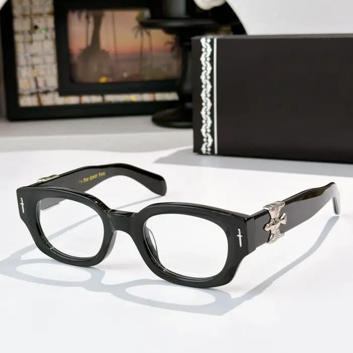 GFSN 004 Lunettes de soleil rétro classiques faites à la main pour femme