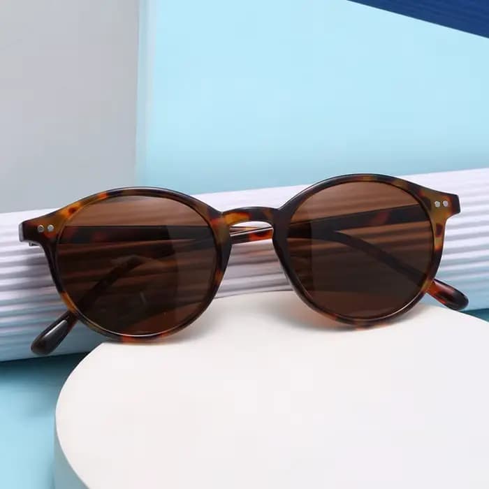 Lunettes de soleil polarisées rondes rétro pour hommes et femmes