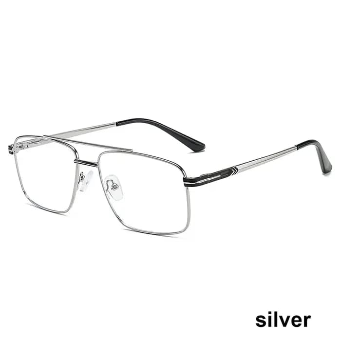Lunettes vintage en métal doré pour hommes et femmes