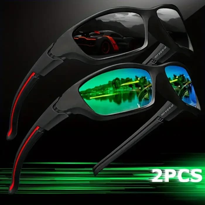 2/3 pièces nouvelles lunettes de soleil polarisées pour hommes en plein air mode sport pêche cyclisme Protection des