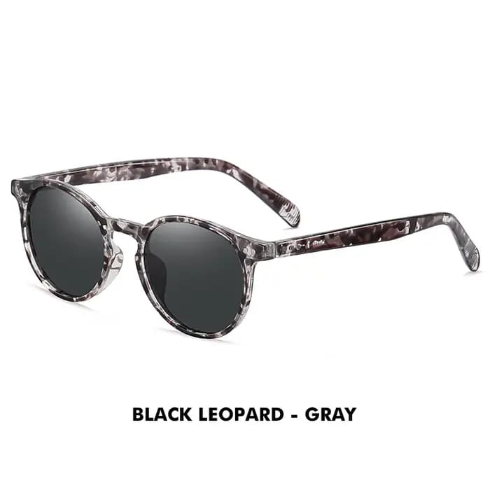 LIOUMO – Lunettes de soleil rondes polarisées pour hommes et femmes