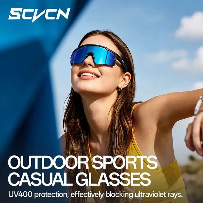 Lunettes de soleil de sport SCVCN UV400 pour la randonnée
