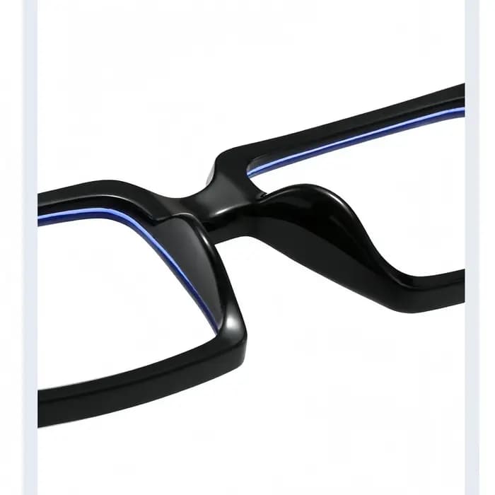 Lunettes à monture carrée à la mode européenne et américaine, décoration quotidienne pour hommes et femmes, lunettes anti-lumière bleue pour le shopping