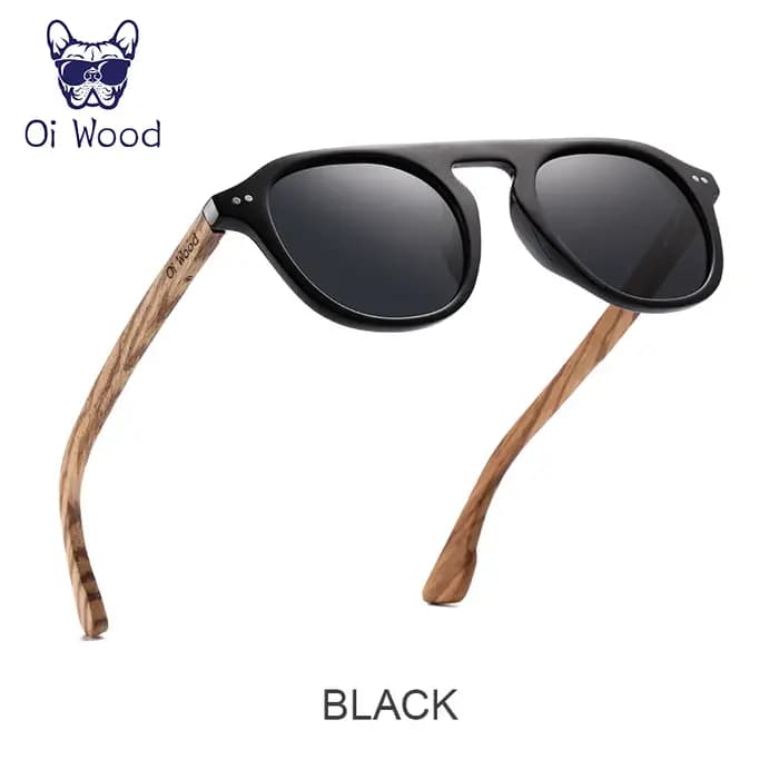 Oi bois marque classique lunettes de soleil pour Mem femmes polarisées UV400 Protection