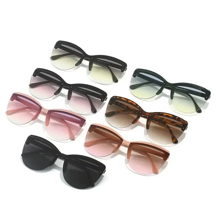 Lunettes de soleil en forme d'oeil de chat pour femmes