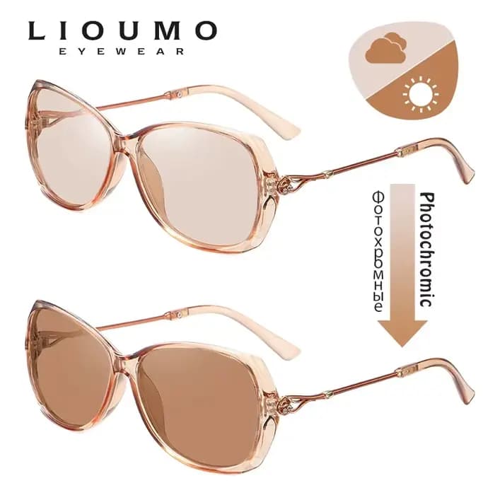 LIOUMO 2026 – Lunettes de soleil photochromiques élégantes pour femme