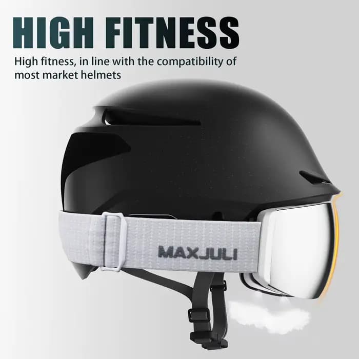 JULI lunettes de Ski magnétiques professionnelles Double couche lentille Anti-buée UV400 grand masque de Ski