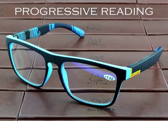 Clara Vida progressive fabriqué à la main surdimensionné cadre carré hommes femmes mode lunettes de