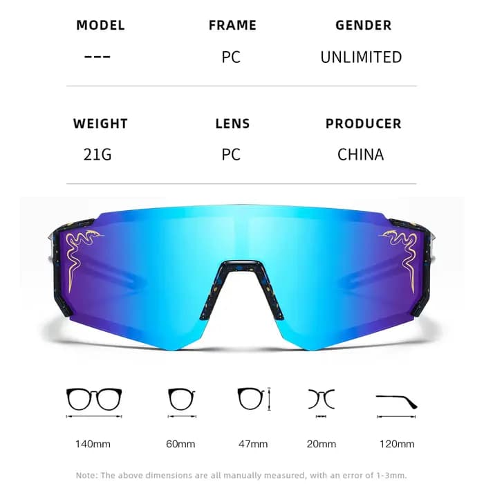 Lunettes de soleil de baseball pour jeunes de 5 à 16 ans