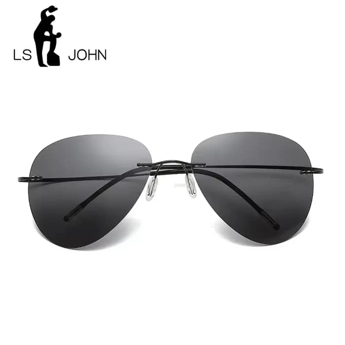 LS Chain-Lunettes de soleil polarisées en titane pour hommes