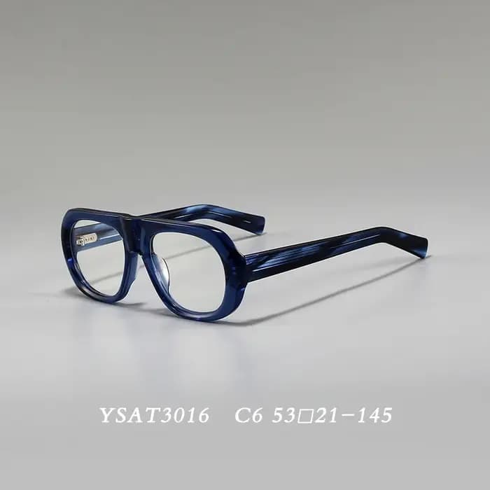 Monture de lunettes épaisse en acétate pour hommes et femmes