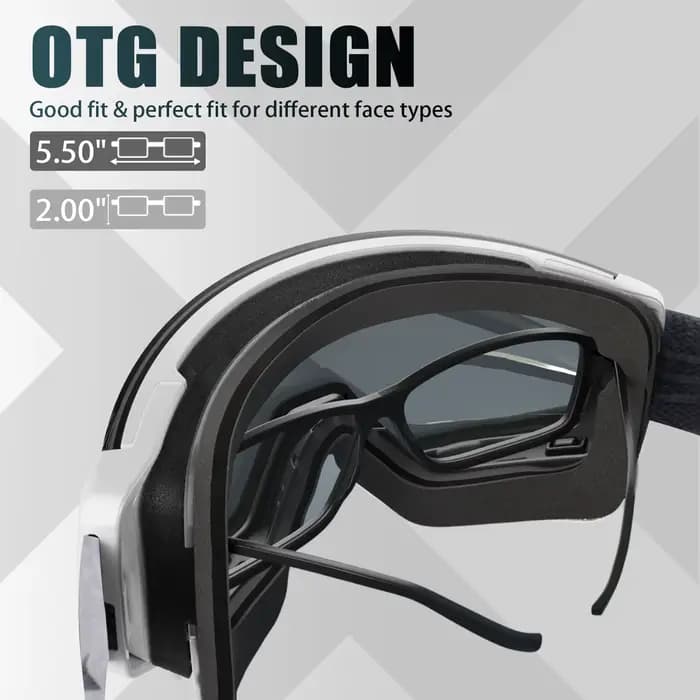JULI lunettes de Ski magnétiques professionnelles Double couche lentille Anti-buée UV400 grand masqu