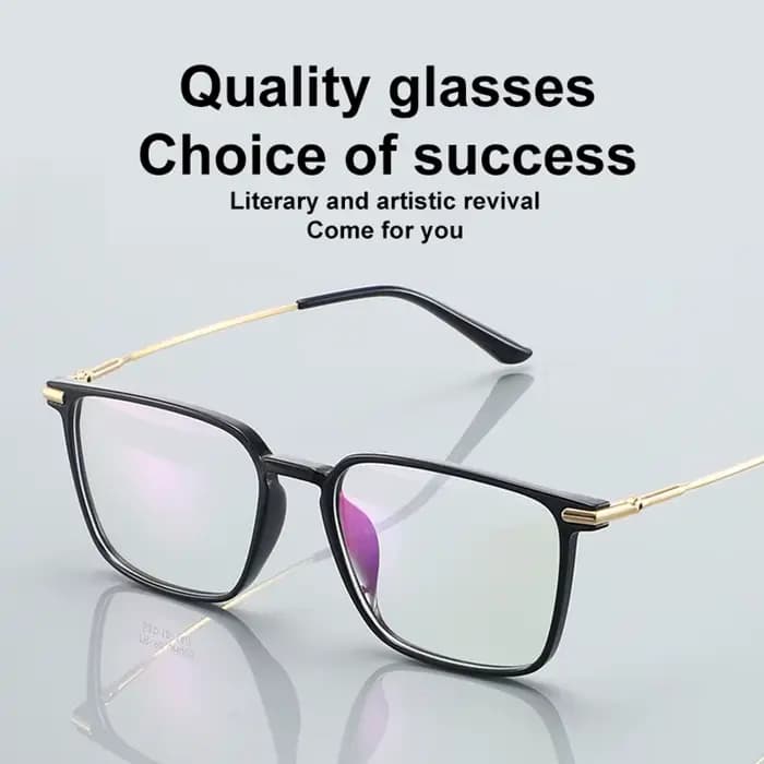 VKYEE nouvelle mode rétro hommes lunettes carrées Simple confortable femmes TR cadre myopie