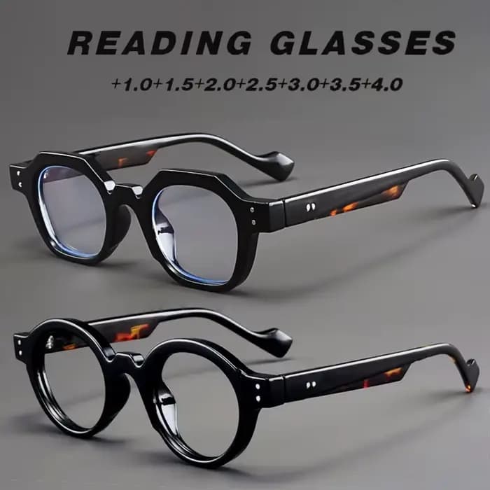Vintage rétro rond femmes hommes lunettes optiques cadre lecture presbytie