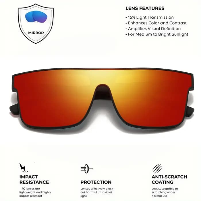 Lunettes de soleil carrées classiques à la mode