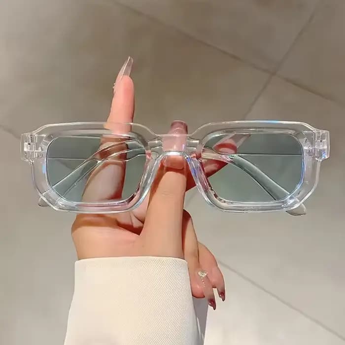 Lunettes de soleil tendance à monture fine