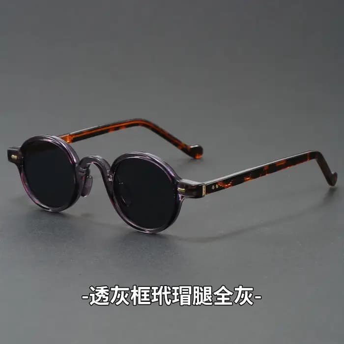 Lunettes de soleil rondes Vintage Orange pour femmes et hommes
