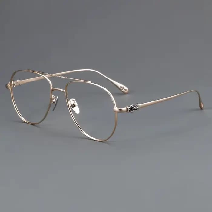 FIRADA mode lunettes rétro pur titane aviateur