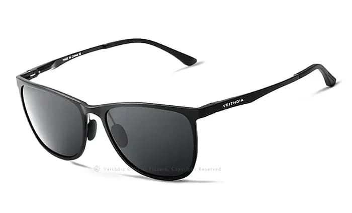 VEITHDIA Rétro En Aluminium De Magnésium de Marque Hommes Lunettes De Soleil Polarisées Objectif Vintage
