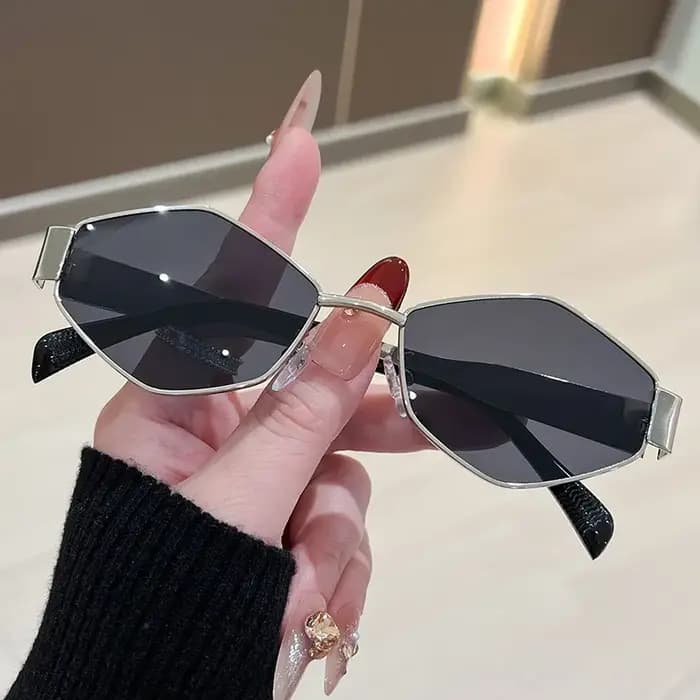 1 paire de lunettes rétro pour femmes, monture complète, style français unique