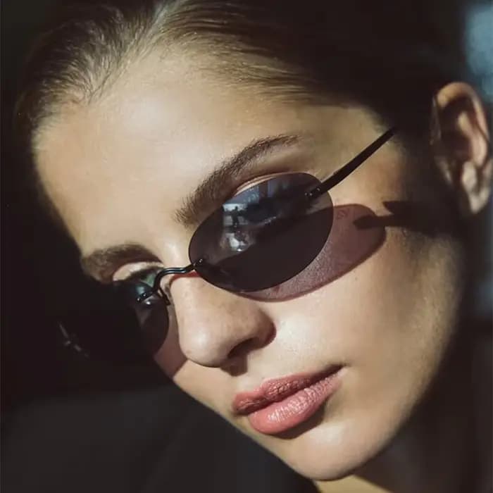 Lunettes de soleil sans bords pour femmes