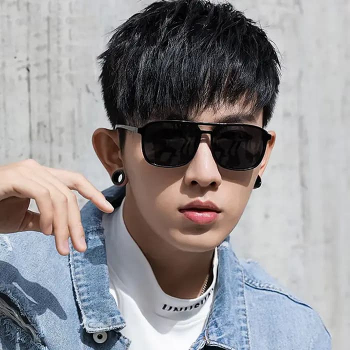 Lunettes de soleil pilote à double faisceau