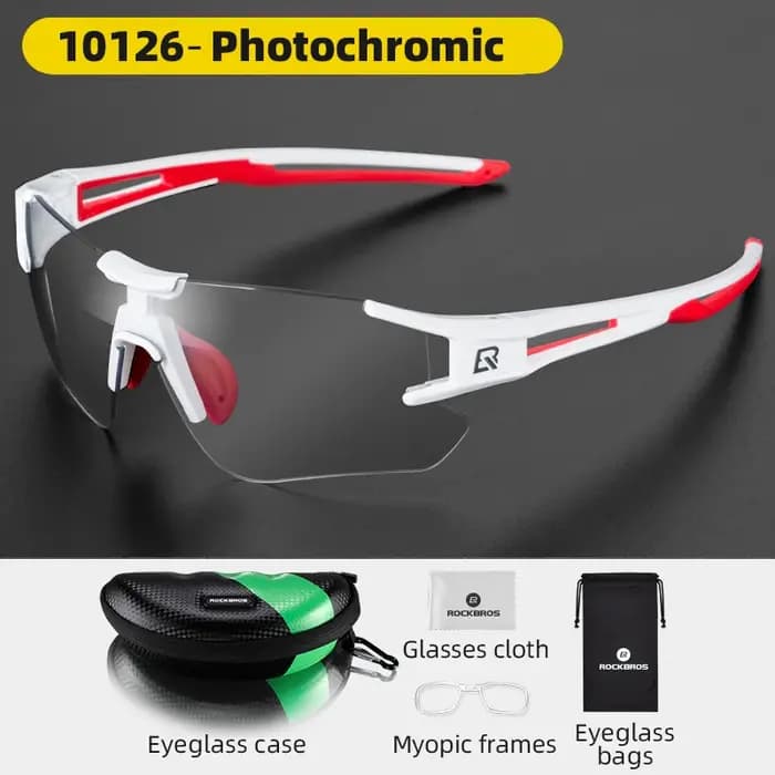 ROCKBROS lunettes de vélo lentille photochromique UV400