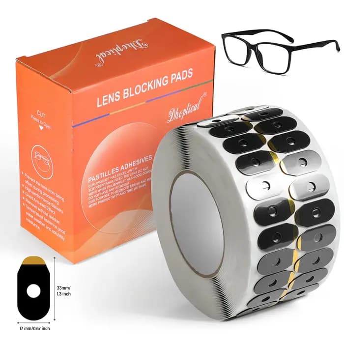1000 pièces haute adhérence anti-dérapant PC lentille hydrophobe blocage