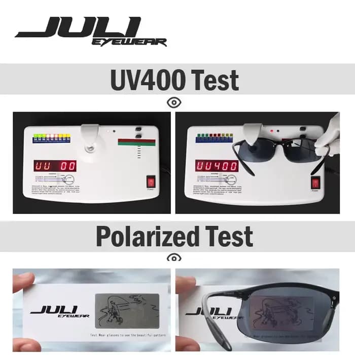 JULI marque classique lunettes de soleil polarisées hommes femmes conduite TR90 cadre mâle lunettes