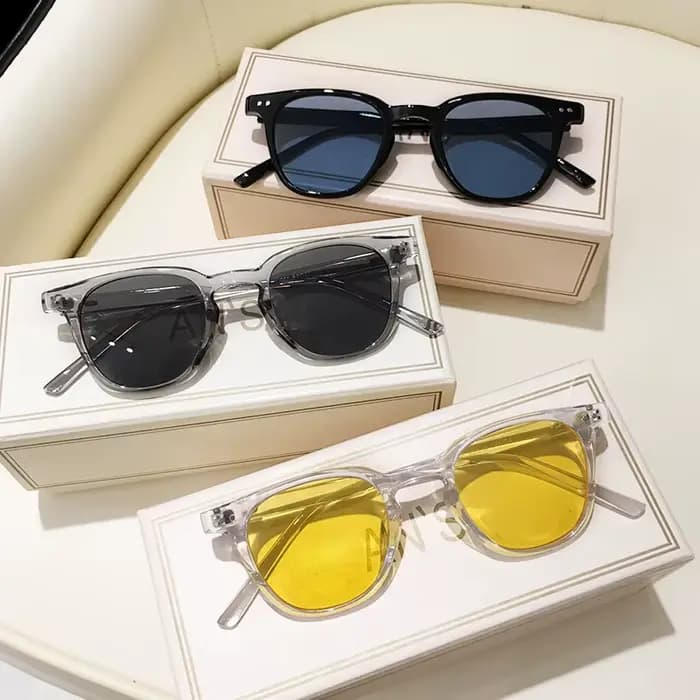 Nouvelles Lunettes de Soleil Carrées Vintage pour Femmes et Hommes