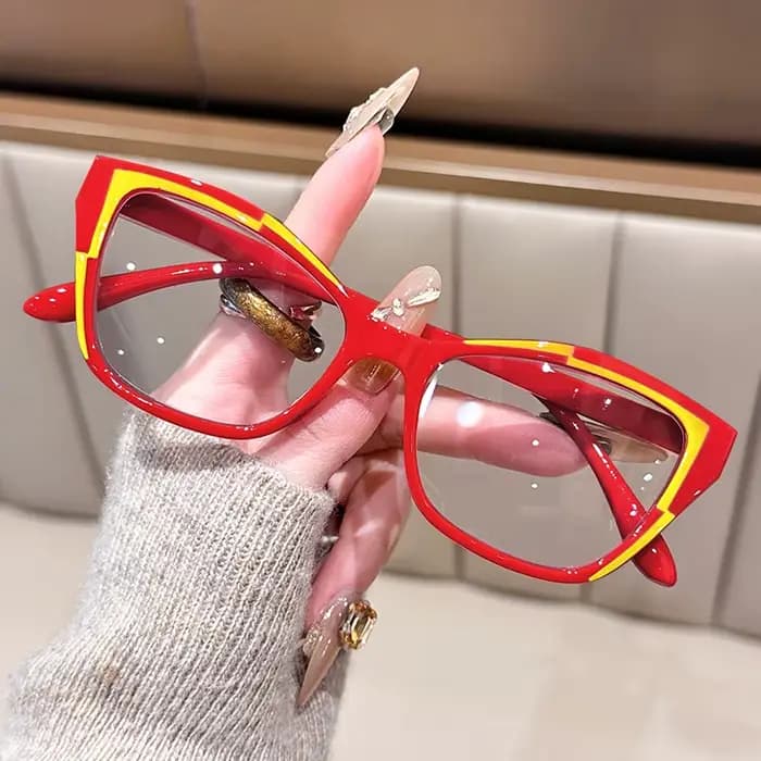 Lunettes de lecture élégantes pour femmes - Design color block tendance