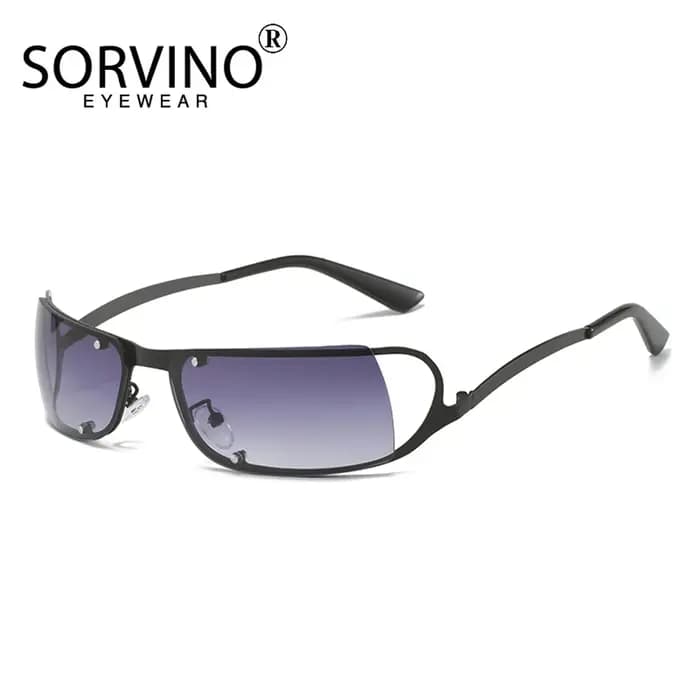 Lunettes de soleil sans monture pour hommes et femmes