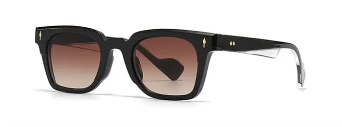 Kachawoo-Lunettes de soleil rétro pour homme et femme, verres solaires unisexes à monture carrée, co