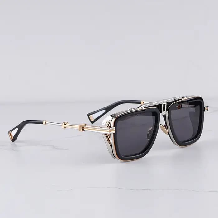 Lunettes de soleil GTO Original High Street noires et or pour homme