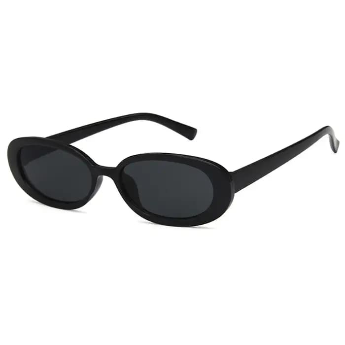 Lunettes de soleil ovales rétro roses pour femmes