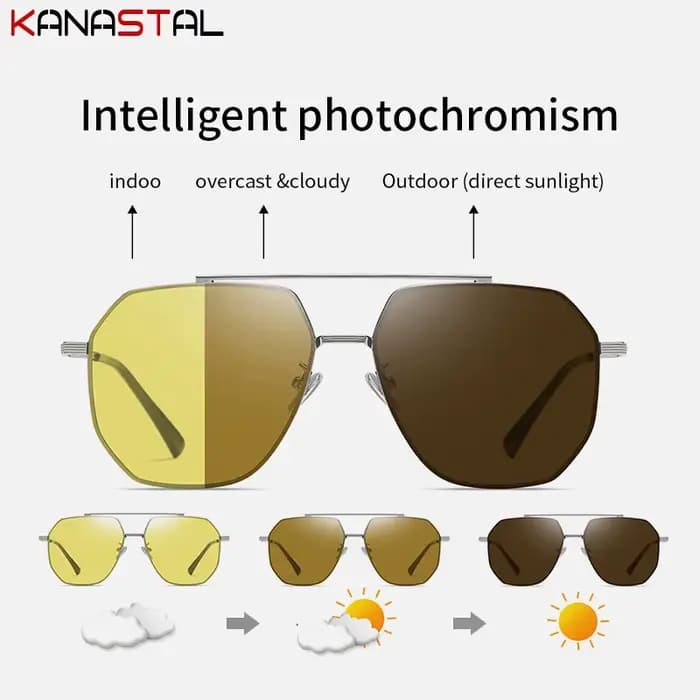Hommes Vision nocturne lunettes de soleil UV400