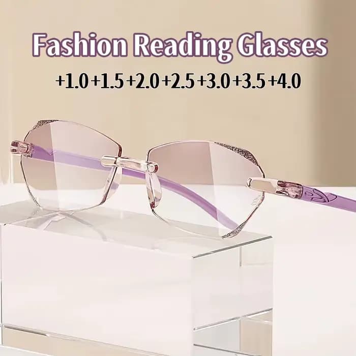 Lunettes de lecture coupe diamant pour femmes