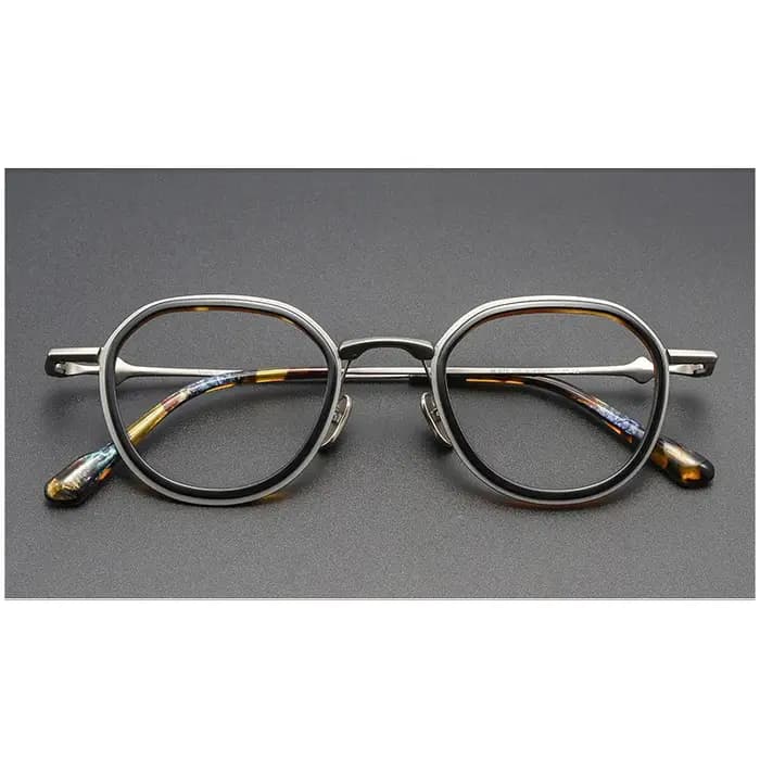 Lunettes en acétate + purTitannium faites à la main