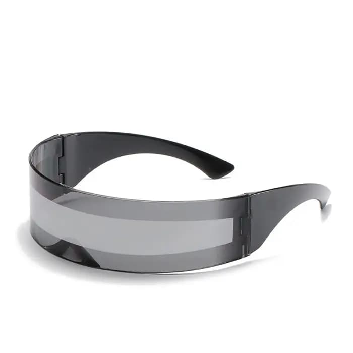 Future Cyberpunk Lunettes De Soleil Sans Monture Rétro