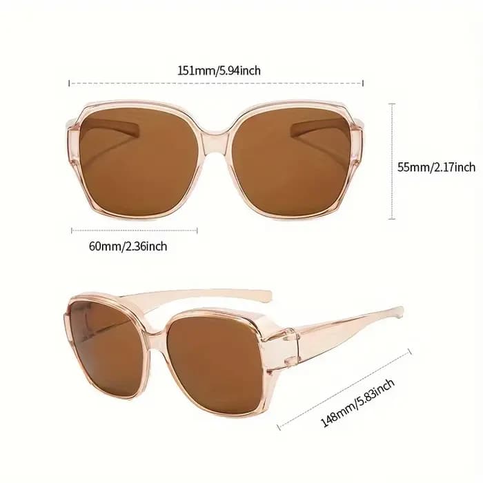 Lunettes de soleil surdimensionnées à la mode