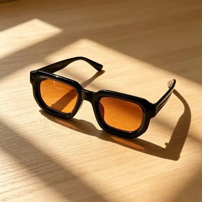 Lot de 6 Lunettes de Soleil Vintage Rectangulaires pour Femme