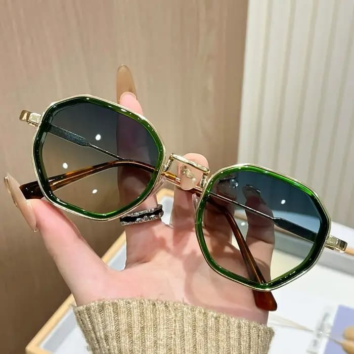 1pc lunettes de soleil à la mode rétro européennes et américaines pour hommes et femmes tendance polyvalente été ombrage solaire et protection UV fr