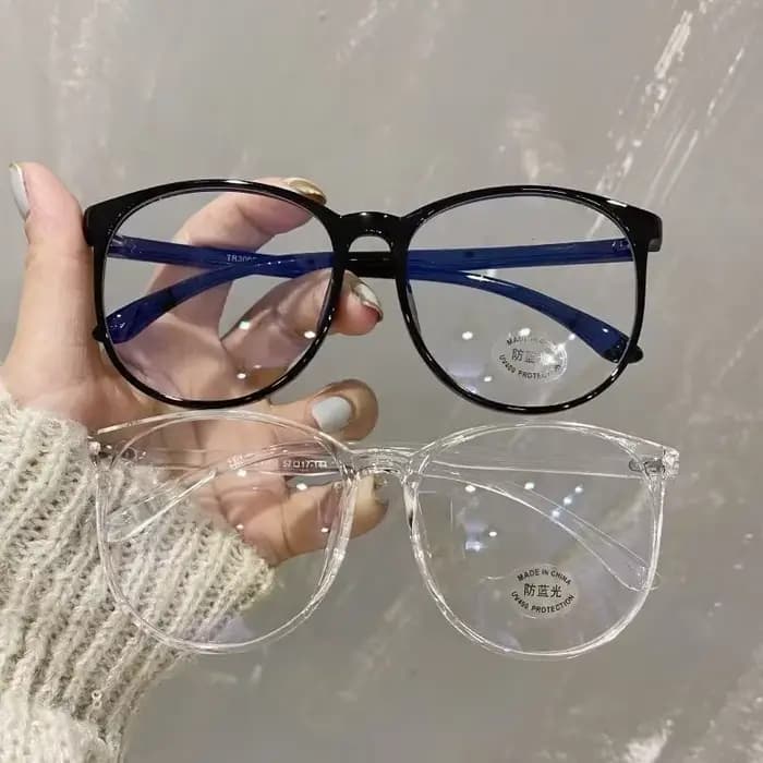 Lunettes à monture transparente rétro ultralégères pour hommes et femmes