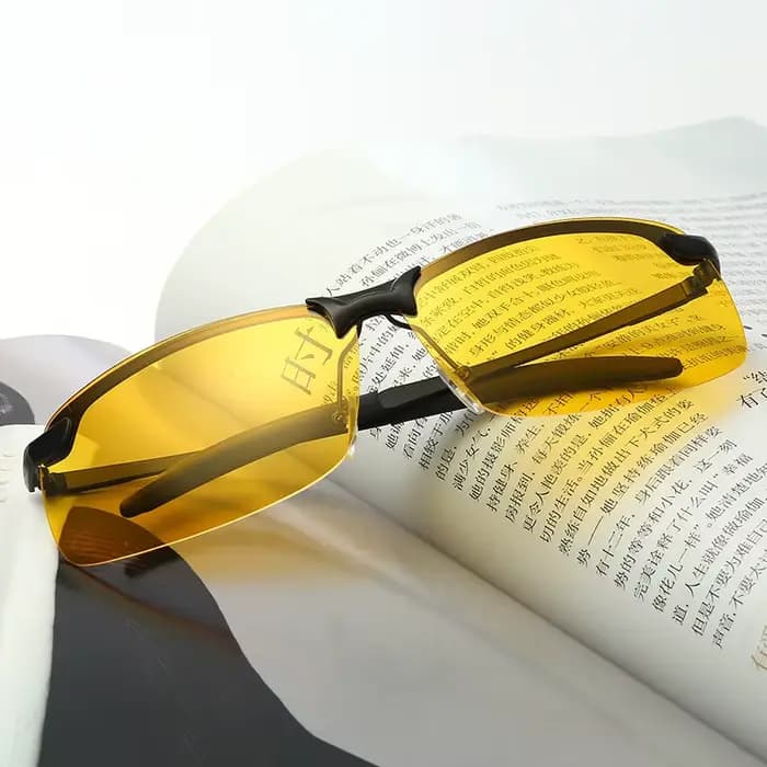 Lunettes de vision nocturne pour hommes, lunettes de soleil polarisées, protection du conducteur, co