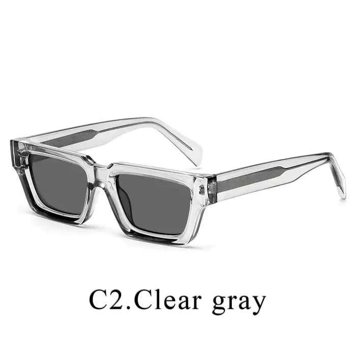 Lunettes de soleil carrées rétro de luxe Ruiao pour hommes