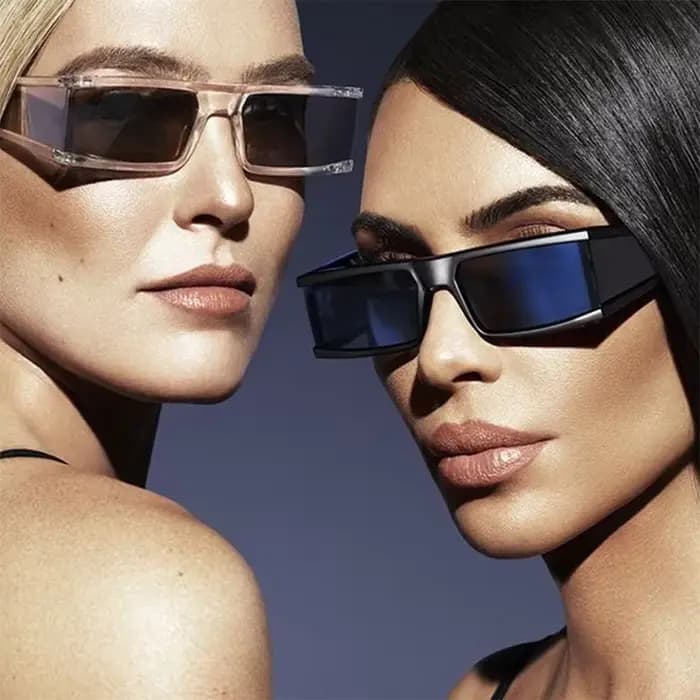 Kenbo-Lunettes de soleil rétro à monture étroite pour hommes et femmes
