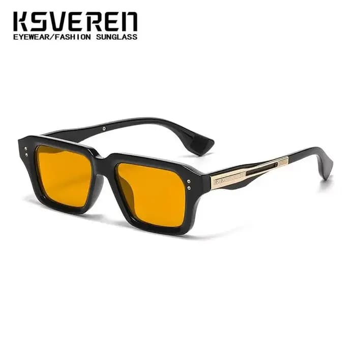 Lunettes de soleil de myopie à monture épaisse carrée avec verres bleus, pour hommes et femmes, à la mode, teintées, avec prescription, pour la conduite et la protection solaire